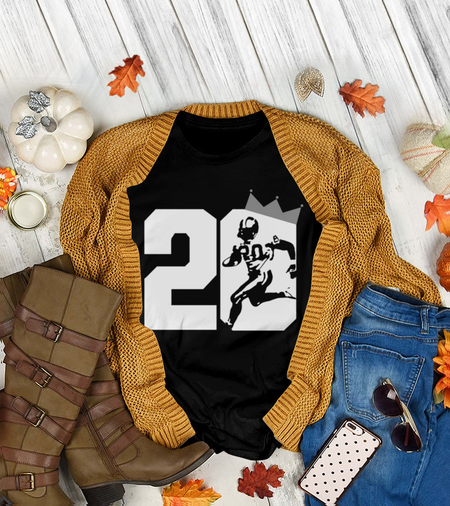 Eminem Barry Sanders 20 King Football Legend T-Shirt