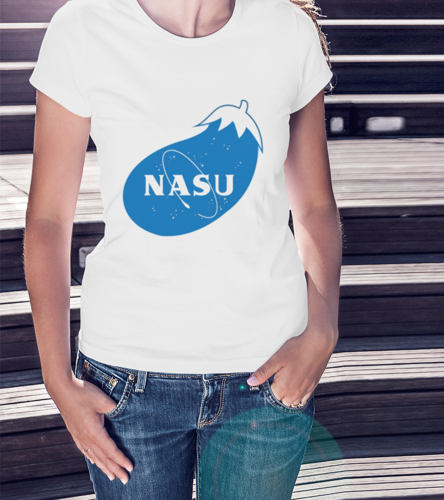 NASA Eggplant Nasu Space T-Shirt