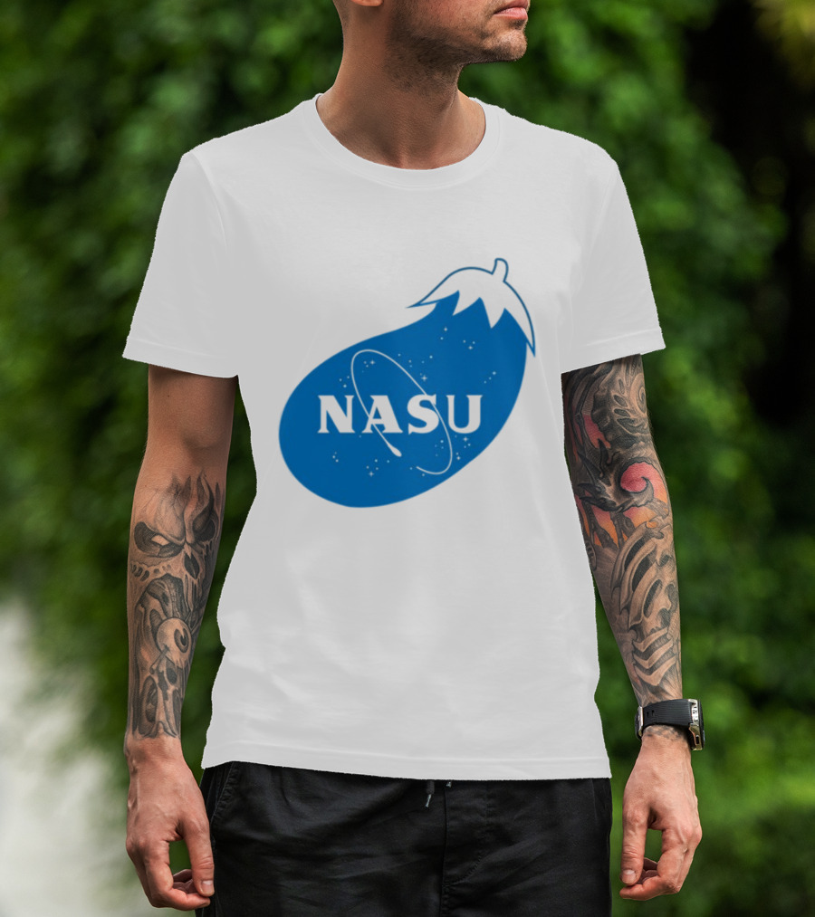 NASA Eggplant Nasu Space T-Shirt