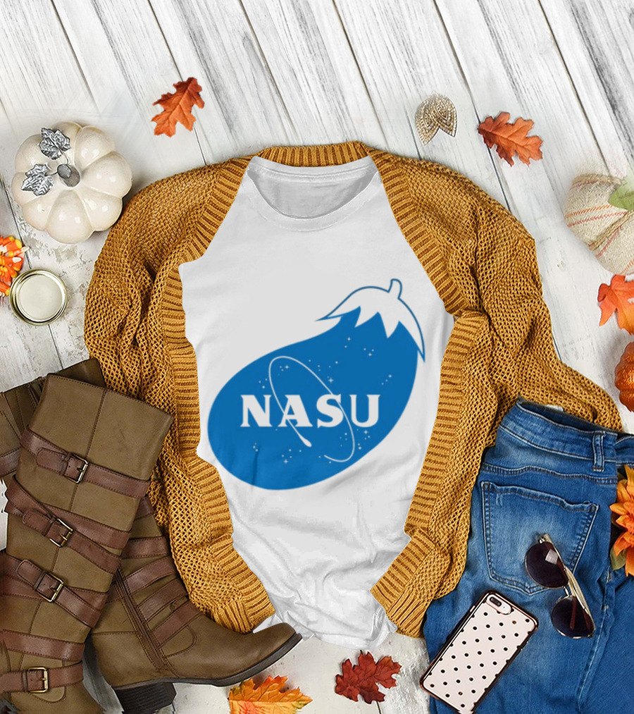 NASA Eggplant Nasu Space T-Shirt