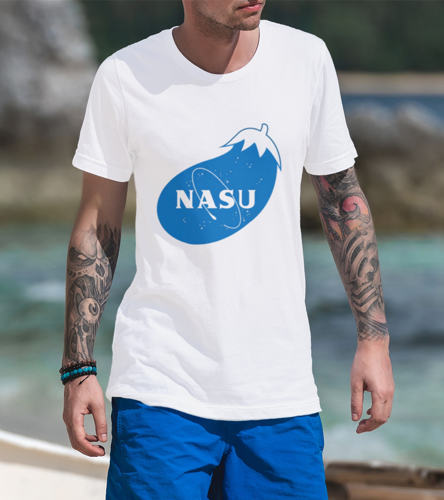 NASA Eggplant Nasu Space T-Shirt