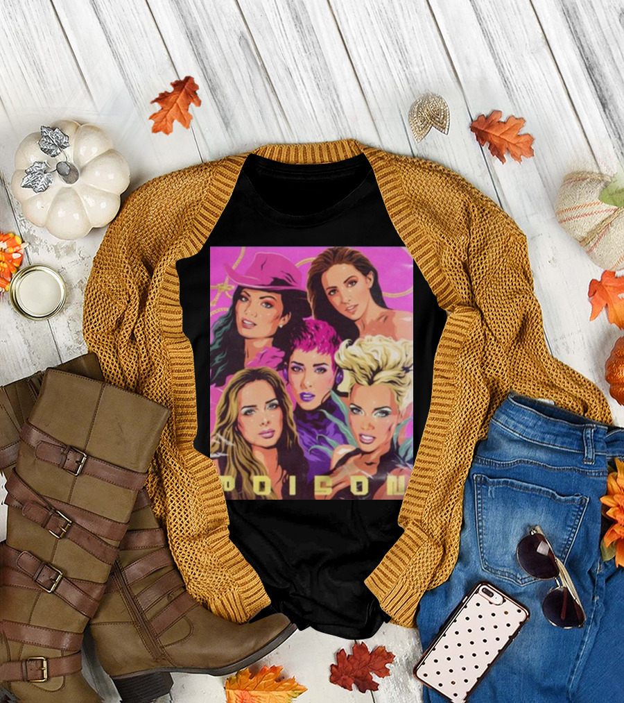 Nordacious Glamorous Femmes Poison with Bold Pop T-Shirt