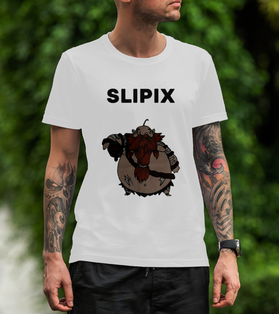 Slipix Tds Character Bold Bearded Figure T-Shirt