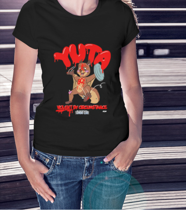 Yuta Violent By Circumstance BCC Combat Club Cartoon T-Shirt