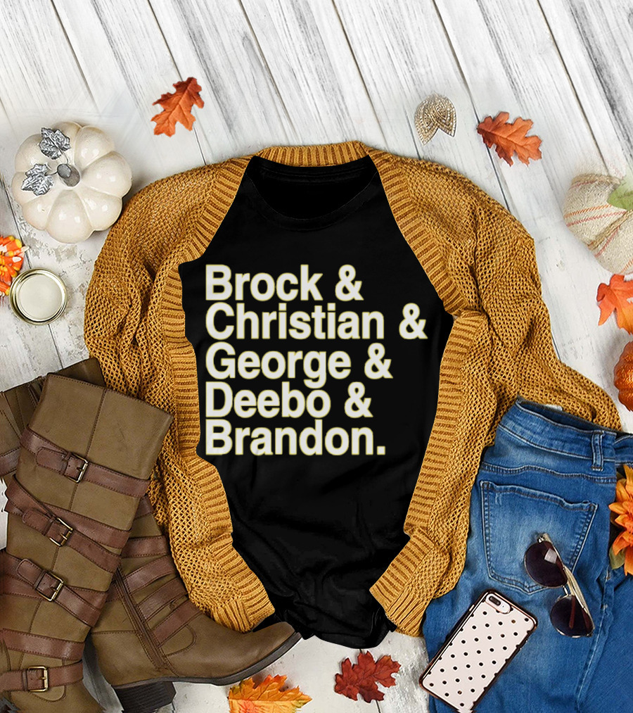 Brock and Christian and George and Deebo and Brandon T-Shirt