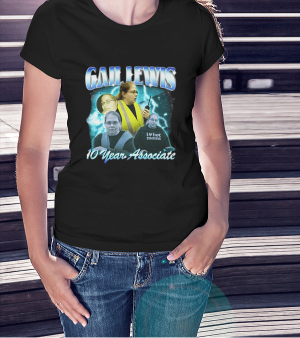 Gail Lewis 10 Year Associate I Love Hot Moms Vintage T-Shirt