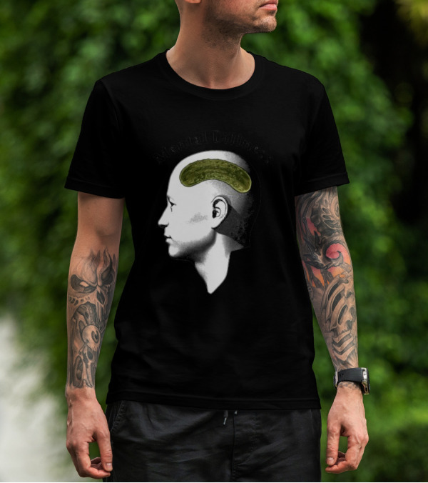 Mental Dillness Gotfunny Pickle Brain T-Shirt