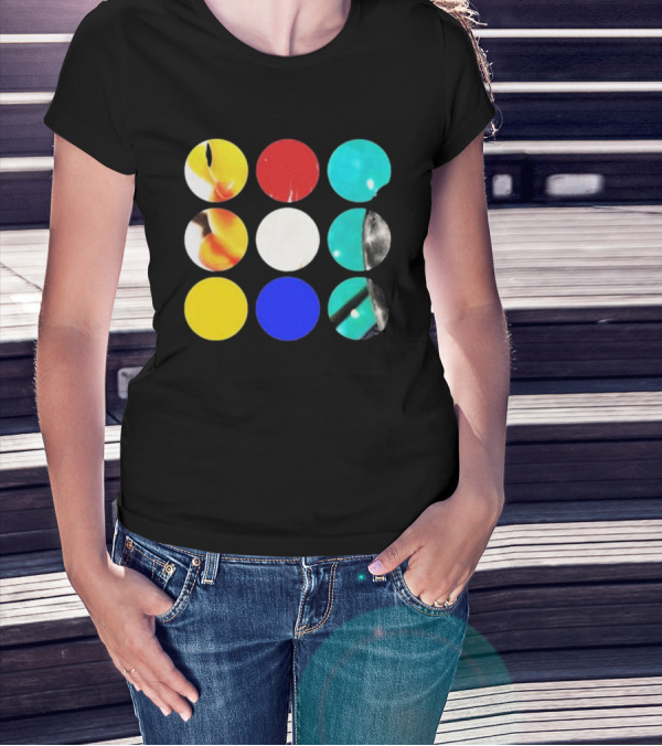 Fleshwater Sounds Of Grieving Circles Color Palette T-Shirt