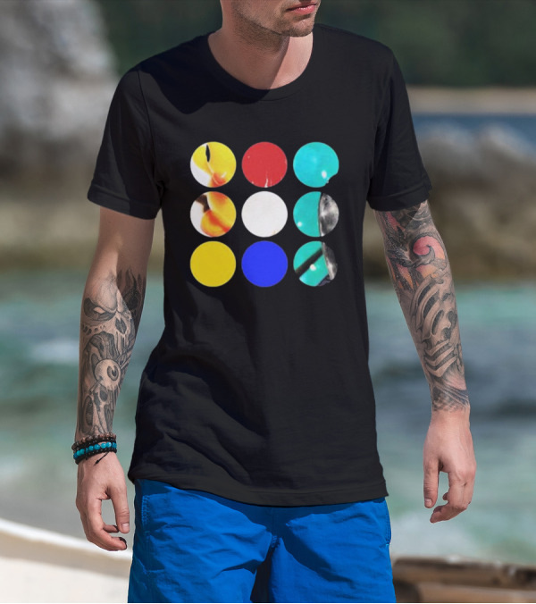 Fleshwater Sounds Of Grieving Circles Color Palette T-Shirt