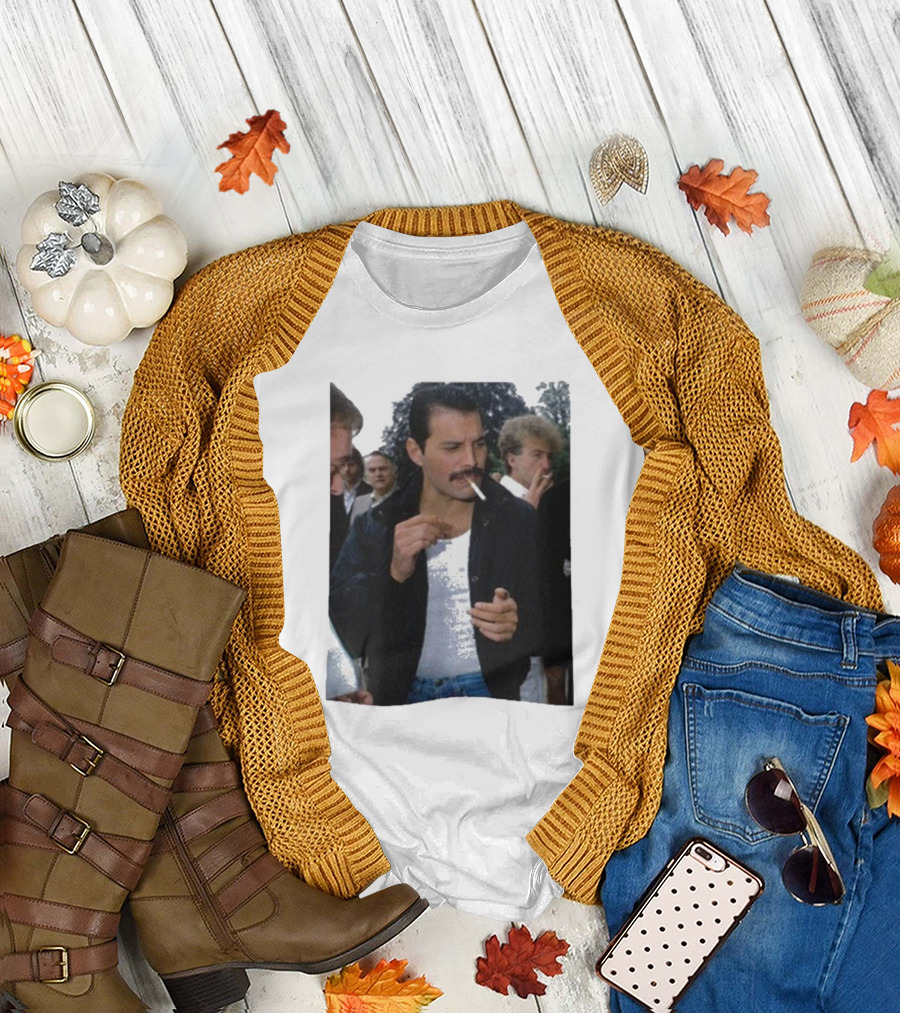 Freddie Mercury Photo Comfort Trendy Iconic T-Shirt