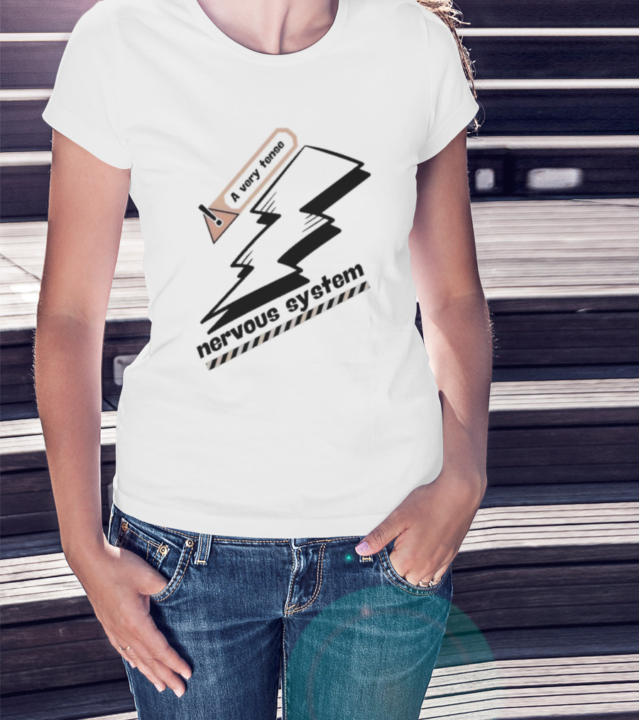 A Very Tense Nervous System Lightning Bolt T-Shirt