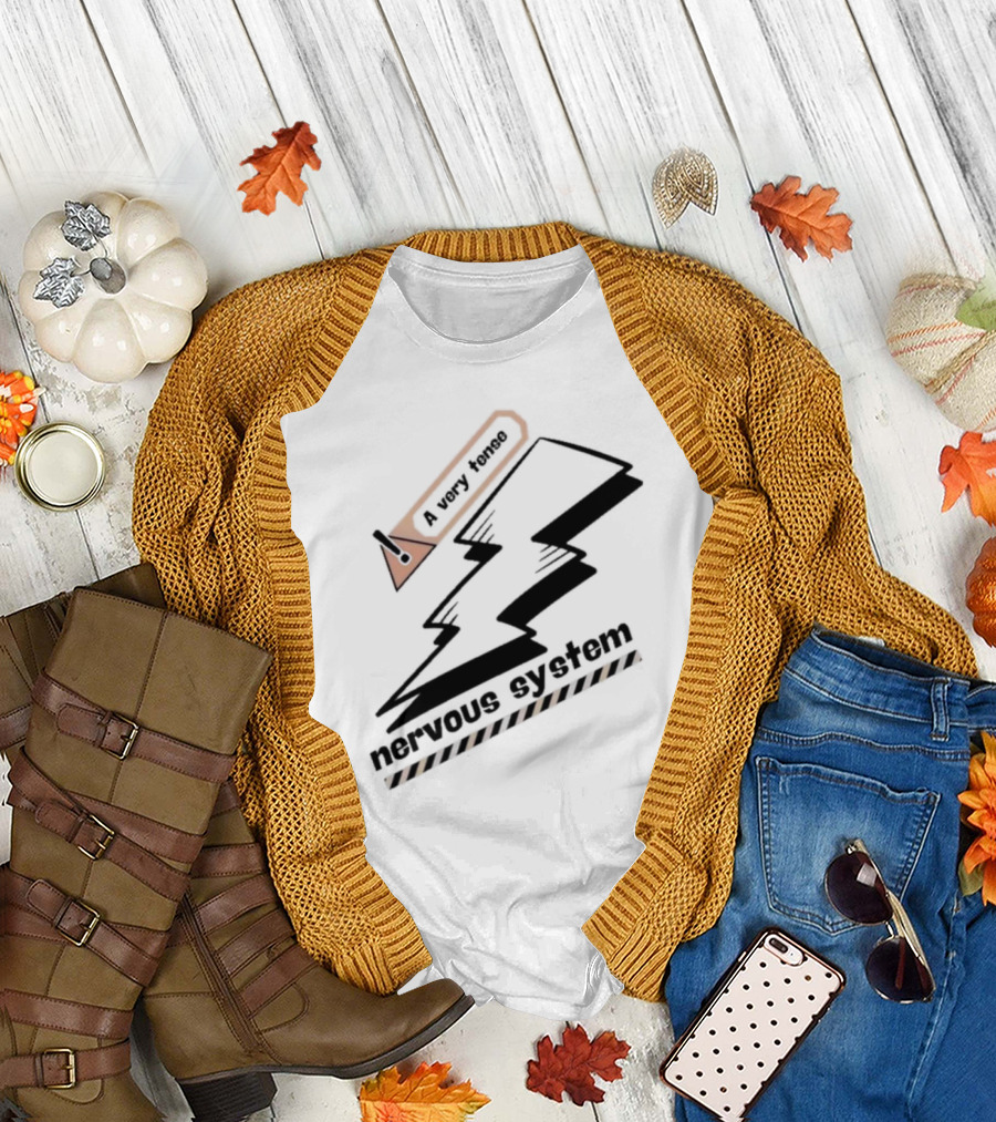 A Very Tense Nervous System Lightning Bolt T-Shirt