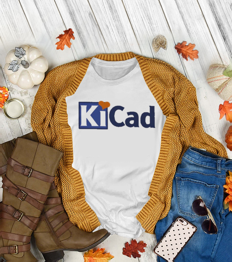 KiCad with Heart Symbol T-Shirt