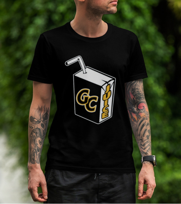 Braylon Mullins Wearing GC Juice Carton T-Shirt