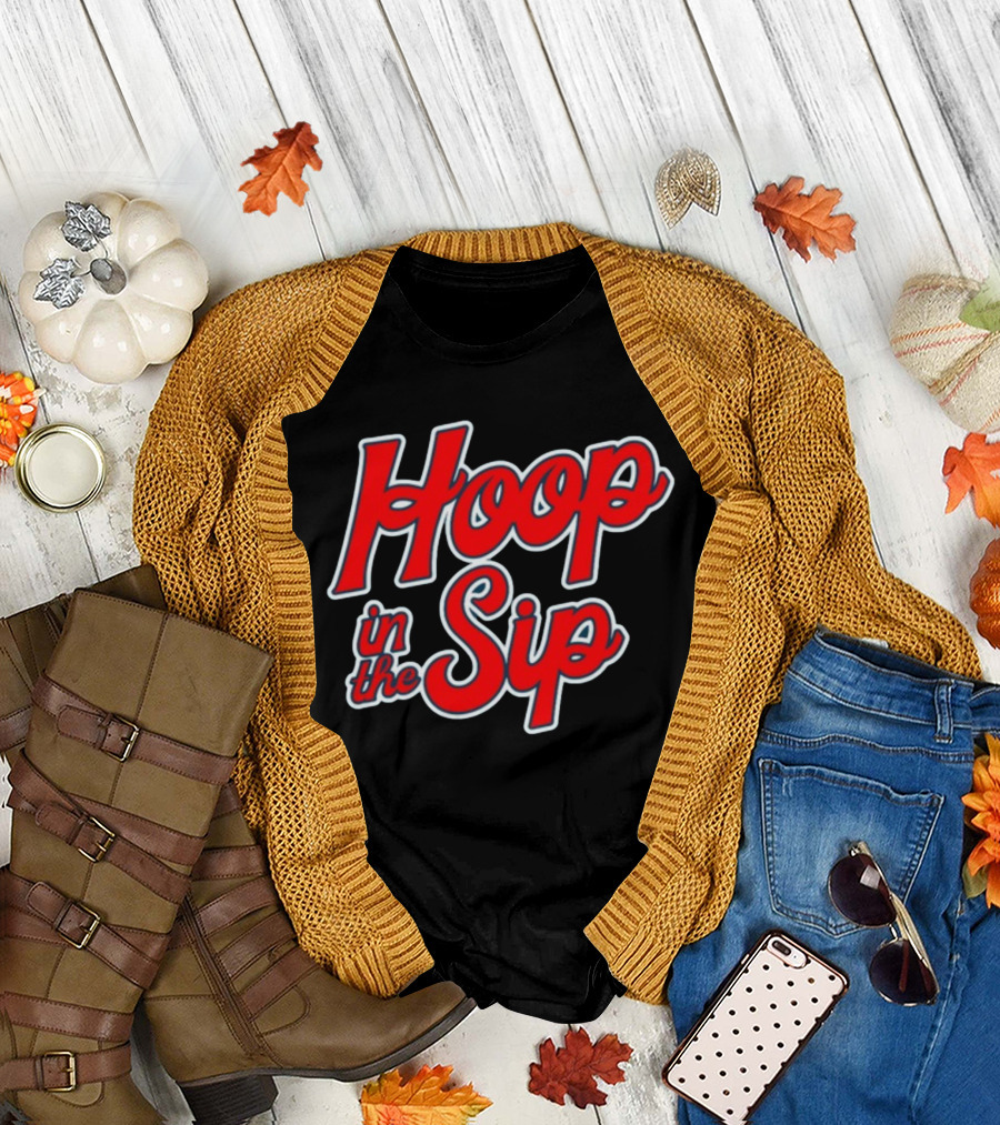 Collegecornerstore Hoop in the Sip T-Shirt