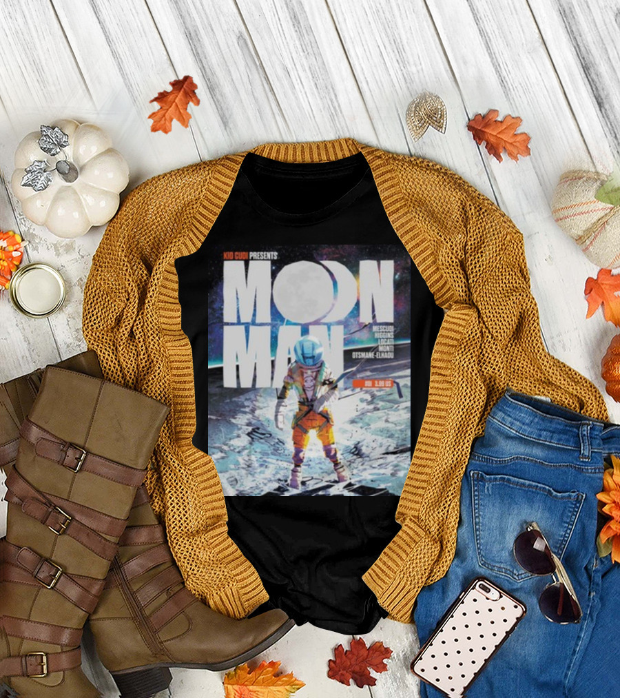 Kid Cudi Presents Moon Man Mescudi Riggins Dot Da Genius Monti Otsmane-Elhaou T-Shirt