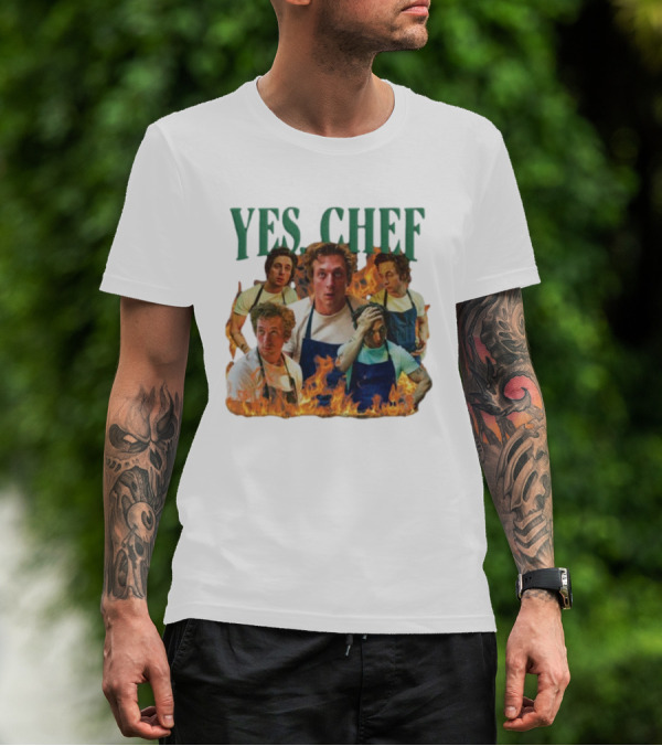 Yes Chef The Bear Jeremy Allen Fire T-Shirt