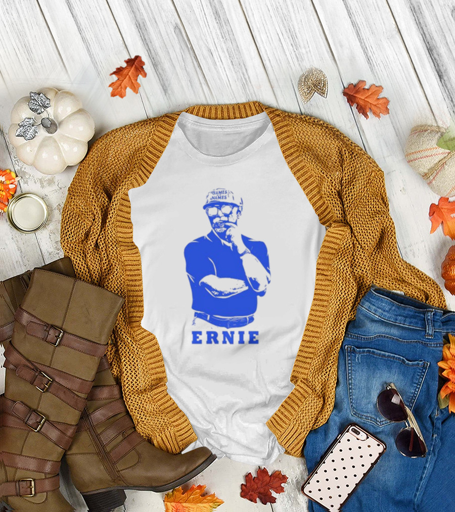 Games With Names Ernie Adams Iconic Blue T-Shirt