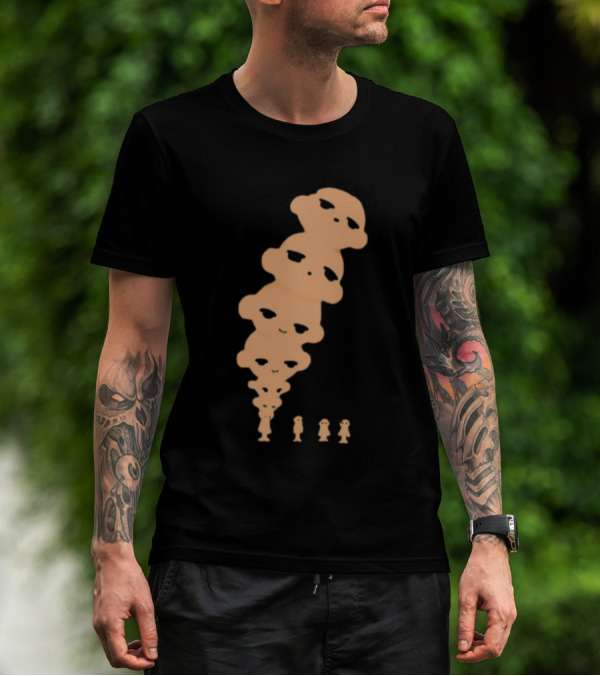 Impoppy Baby Head Gradient Faces T-Shirt