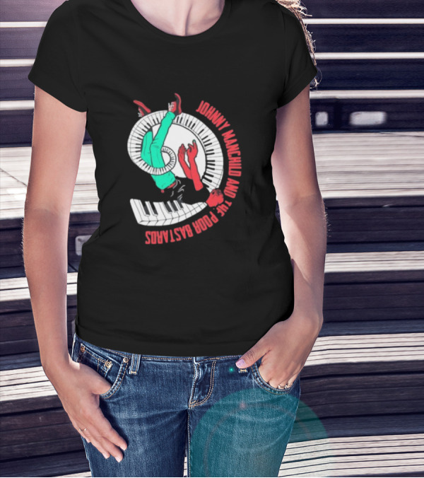 Johnny Manchild And The Poor Bastards Spiral Keyboard T-Shirt
