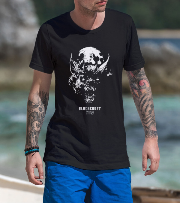 Blackcraftcult Spooky Bat Face T-Shirt