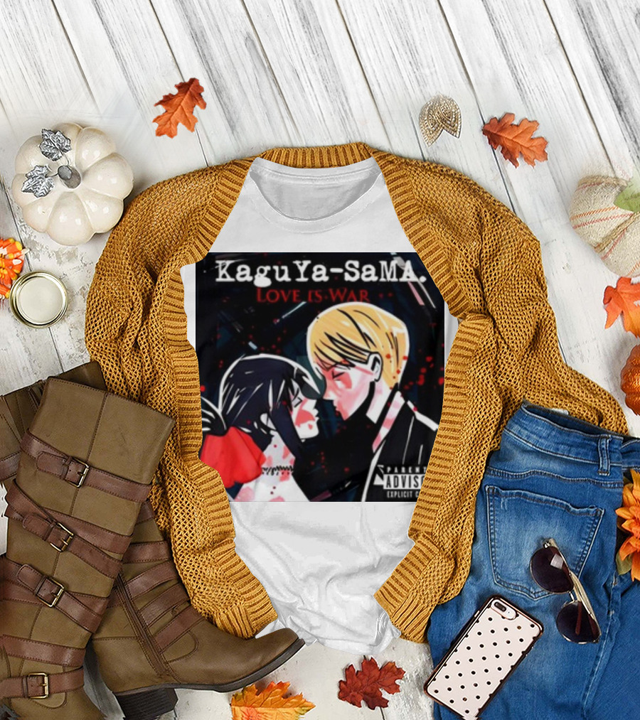 Kaguya-Sama Love Is War Explicit Content Parental Advisory T-Shirt
