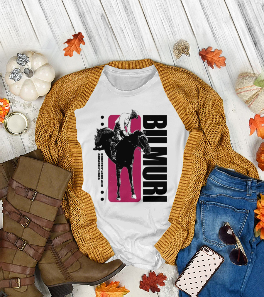 Bilmuri Droopy Loops and Greenish Horse T-Shirt