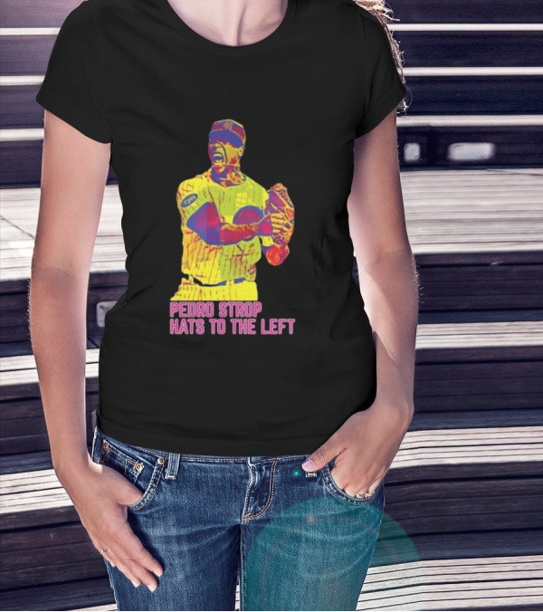 Pedro Strop Hats To The Left Colorful Baseball Player T-Shirt