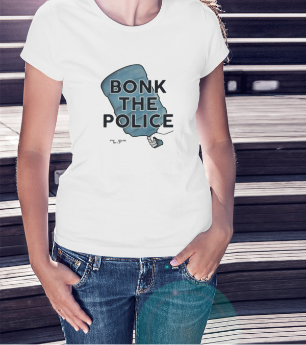 Timecapsuledesign Bonk The Police Water Jug Meme T-Shirt