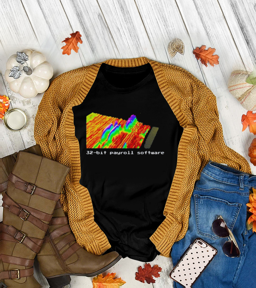 Joinwarp 32-Bit Payroll Software Retro T-Shirt