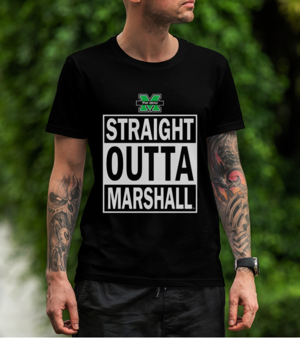 Marshall University Thundering Herd Straight Outta Marshall T-Shirt