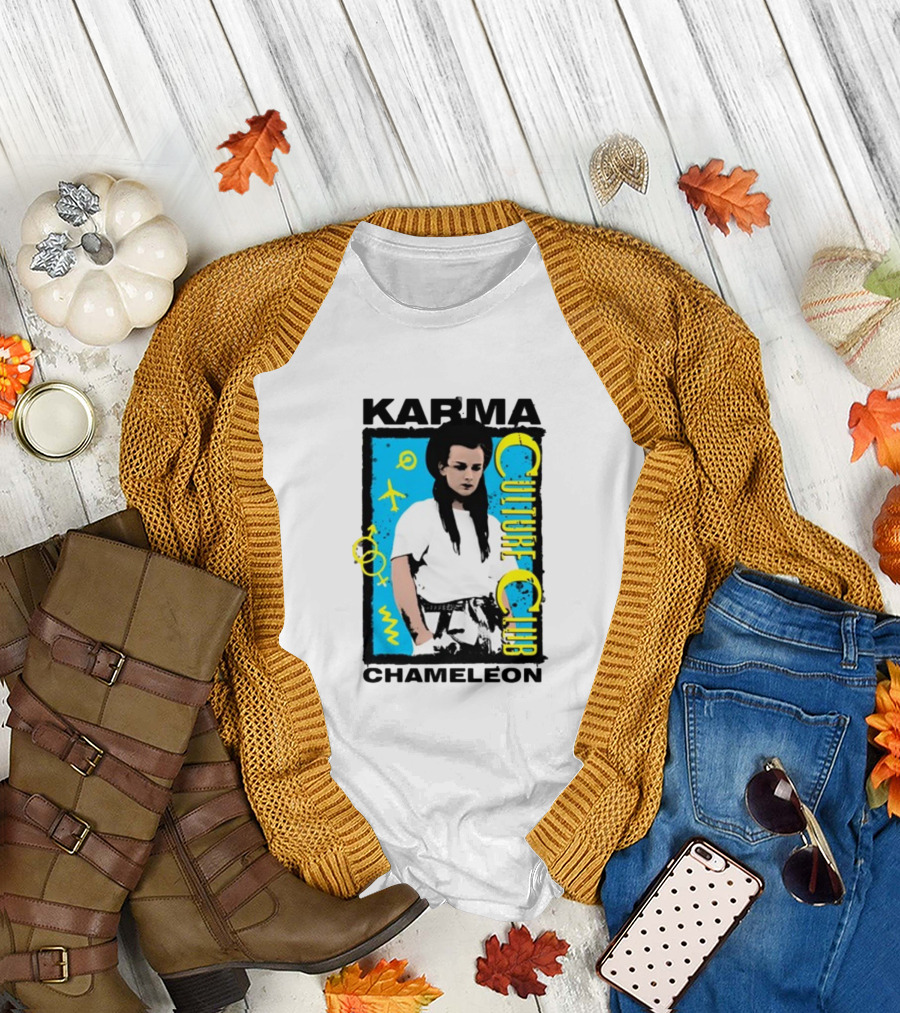 Karma Chameleon Culture Club Boy George 40th Anniversary T-Shirt
