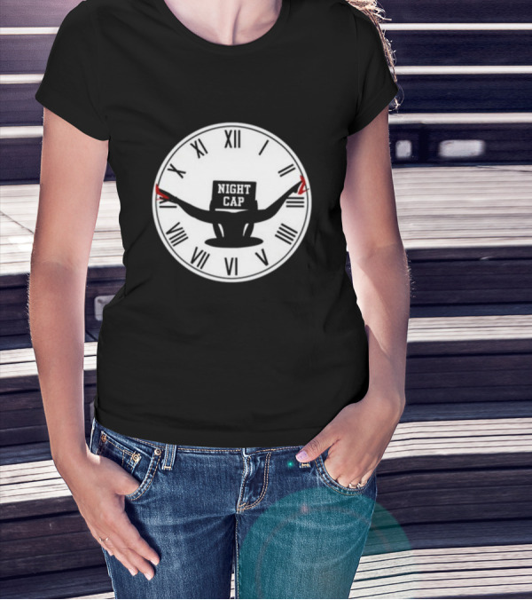 Night Cap Quarter To Three Clock T-Shirt