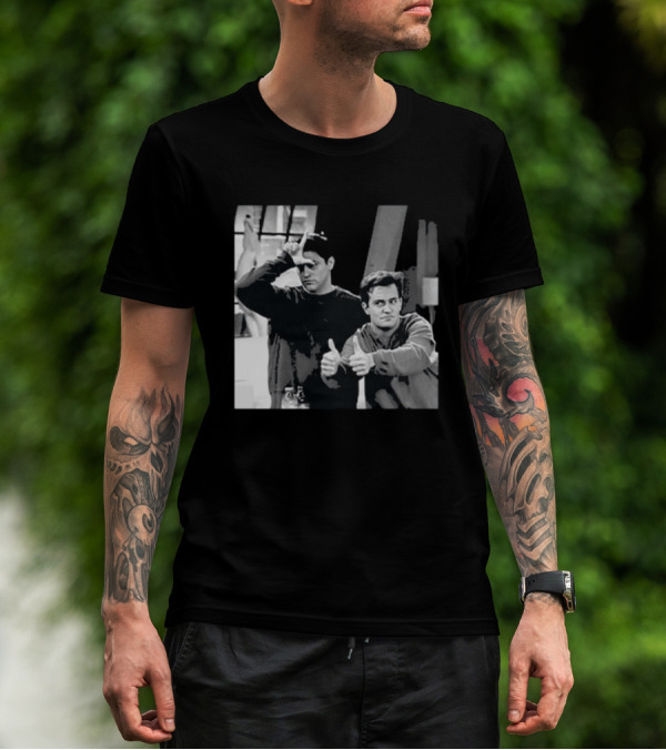 Friends Joey And Chandler Funny Gesture Scene T-Shirt