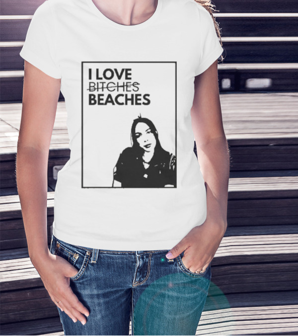 Charlotte I Love Beaches Image T-Shirt