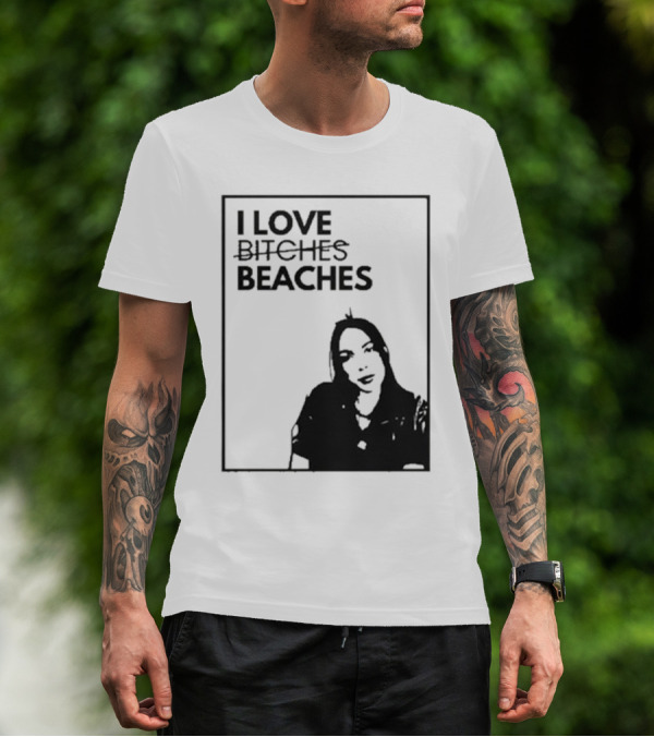 Charlotte I Love Beaches Image T-Shirt