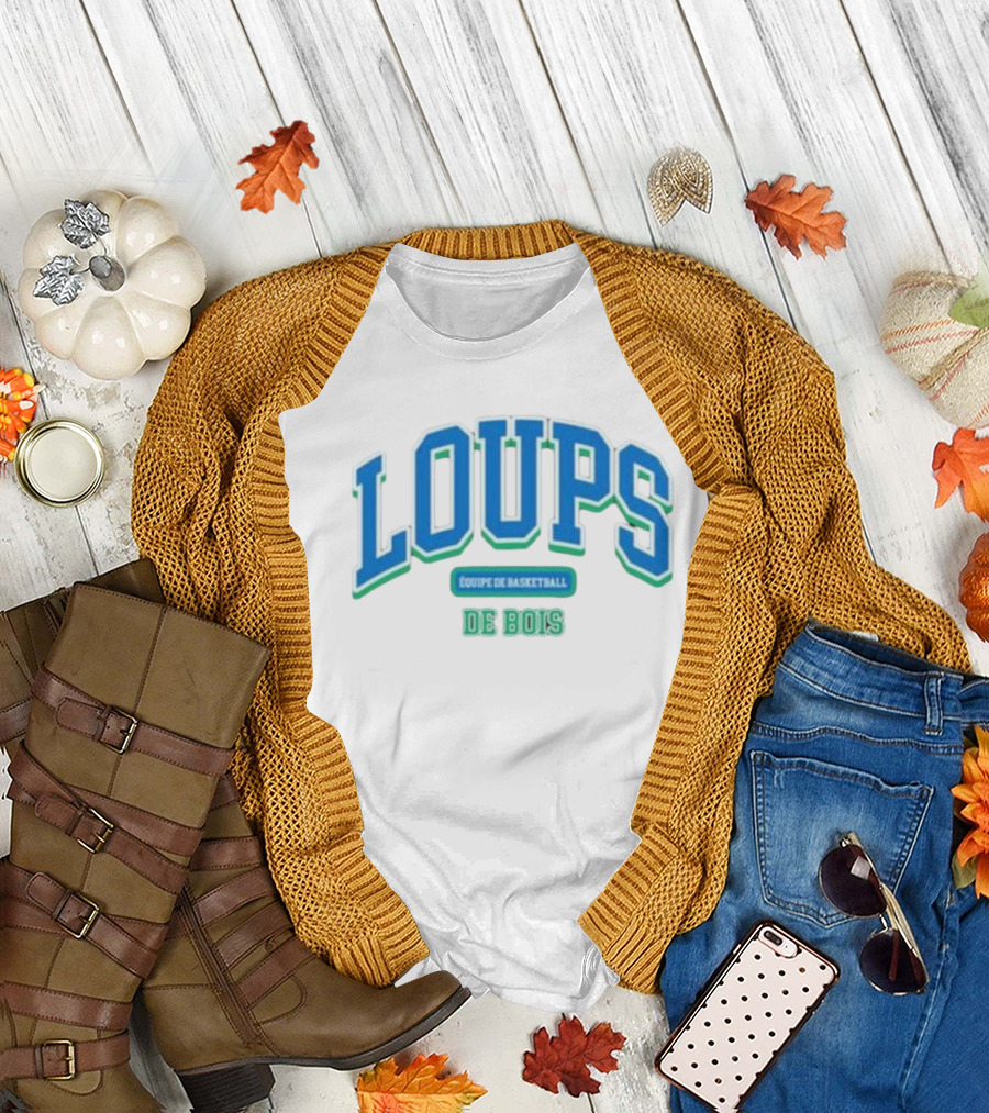 Loups Équipe de Basketball De Bois Rudy Gobert T-Shirt