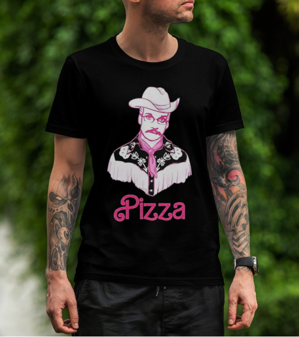 John Green He's Just Cowboy Pizza T-Shirt