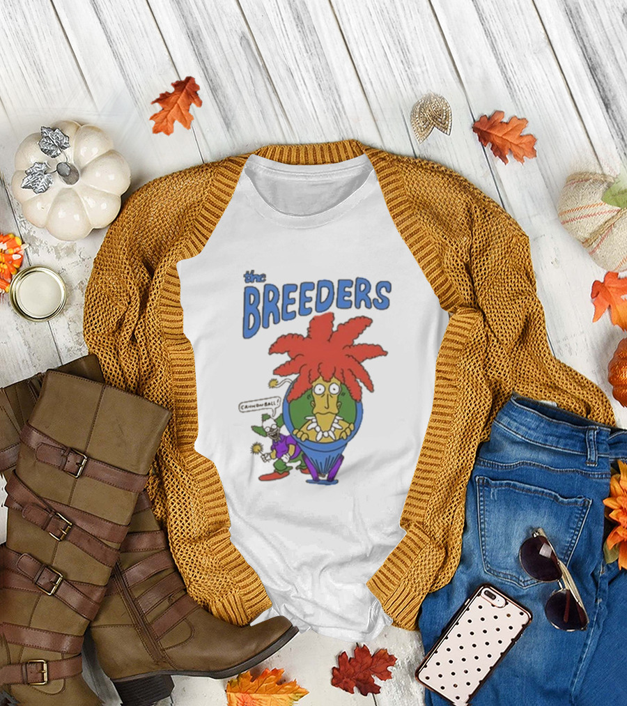 The Breeders I'm the Last Splash Cartoon Character with Red Hair in Vase T-Shirt