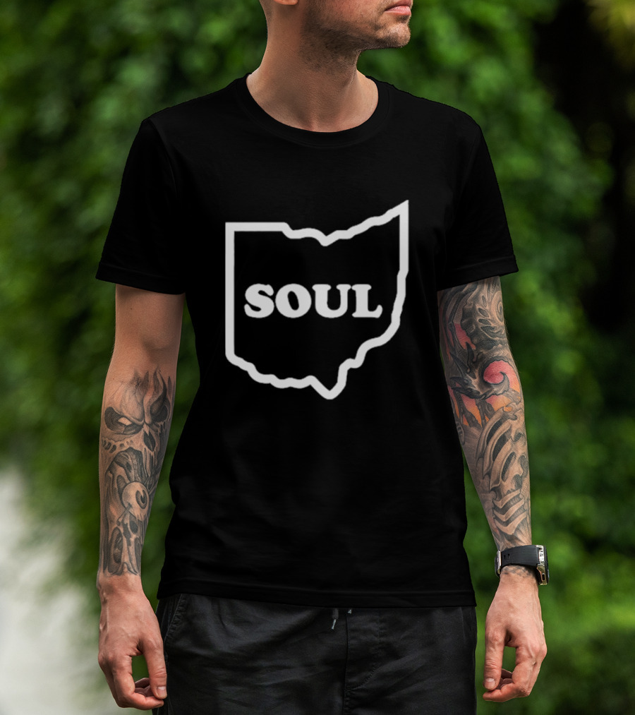 Colemine Records Ohio Soul In State Outline T-Shirt