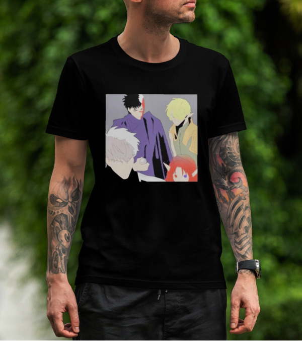 Anime Elf Kingdom Mysterious Characters Quartet T-Shirt