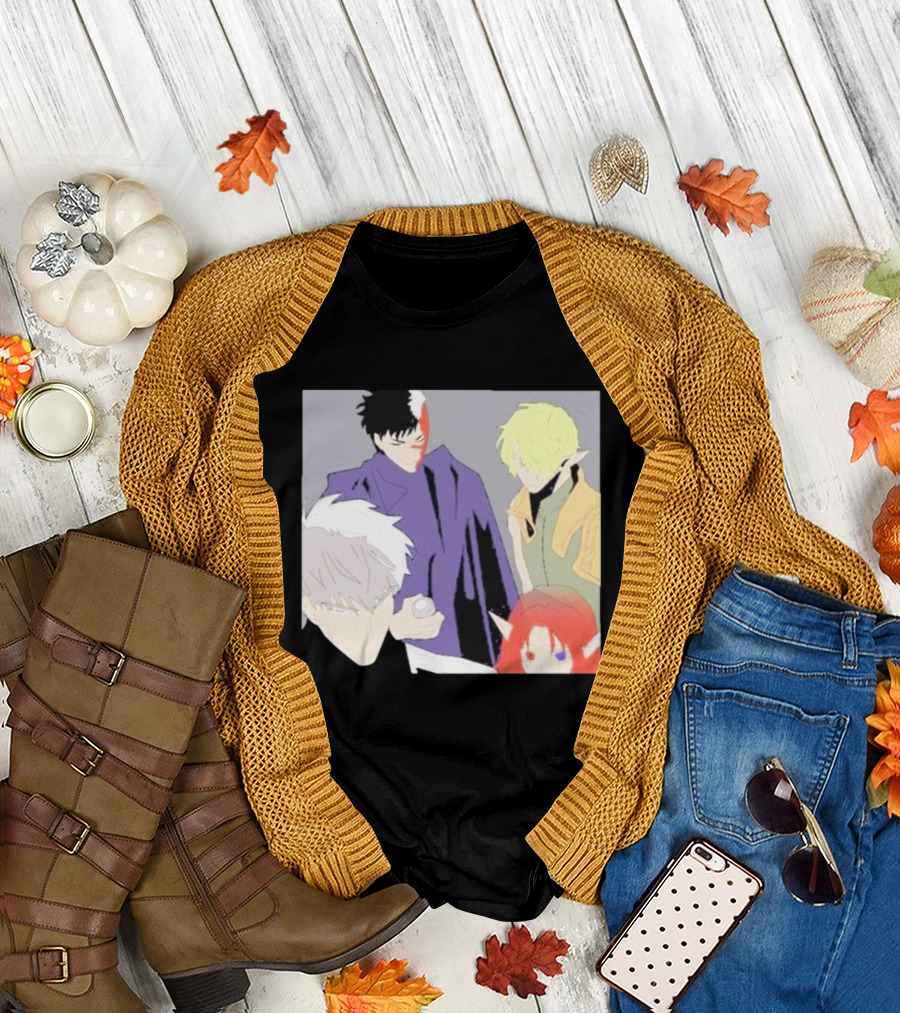 Anime Elf Kingdom Mysterious Characters Quartet T-Shirt