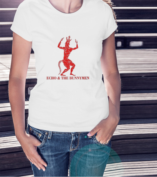 Echo And The Bunnymen Bring On The Dancing Horses Red Mythical Centaur T-Shirt