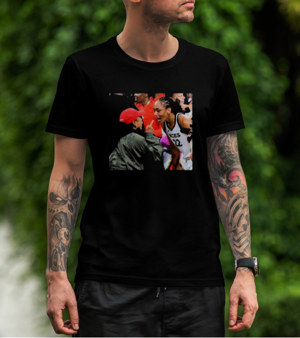 A’ja Wilson Dawn Staley Las Vegas Aces And Anxiety T-Shirt