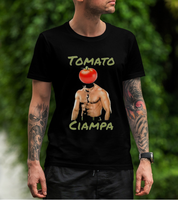 Tomato Ciampa Man Head Bodybuilder T-Shirt