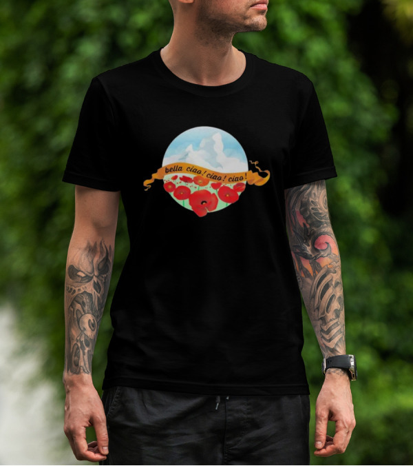 Bella Ciao Ciao Ciao Poppy Field T-Shirt