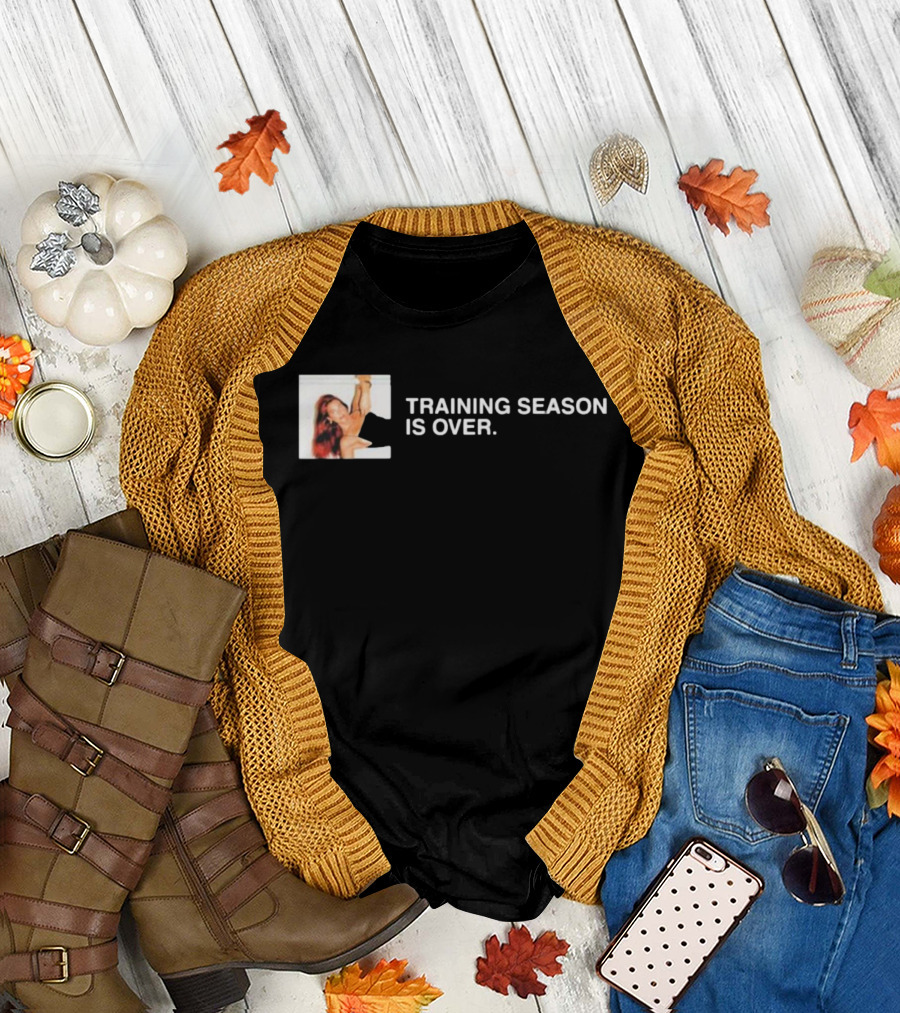 Training Season is Over with Red Hair Woman Image T-Shirt
