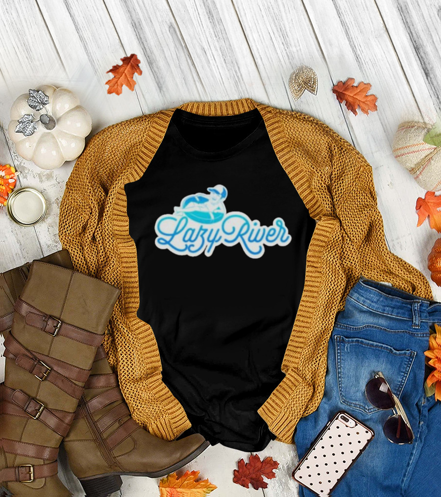 Lebatardaf Lazy River Floating Fun T-Shirt