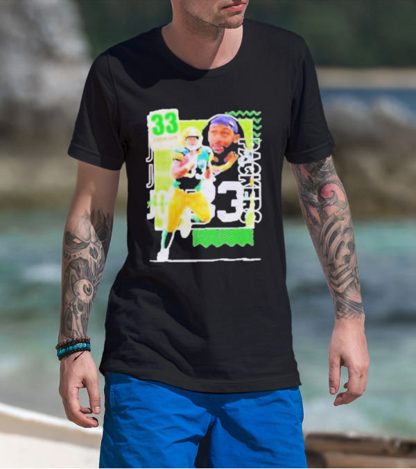 Packers Aaron Jones 33 Football Player Running Back T-Shirt