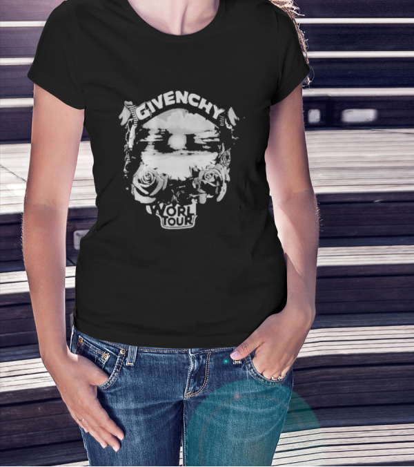 Givenchy World Tour Atlanta DC Houston Scenic Rose T-Shirt